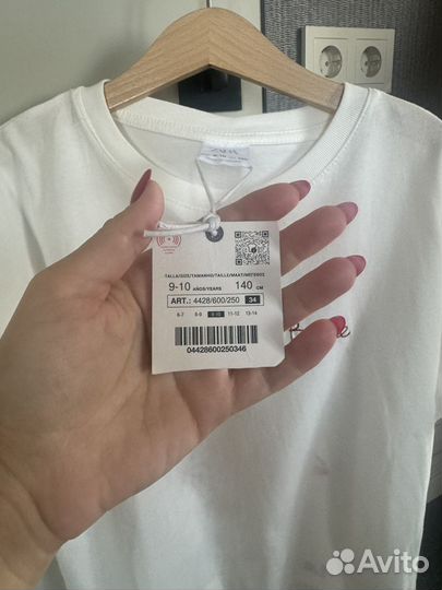 Футболка Zara для девочки 140