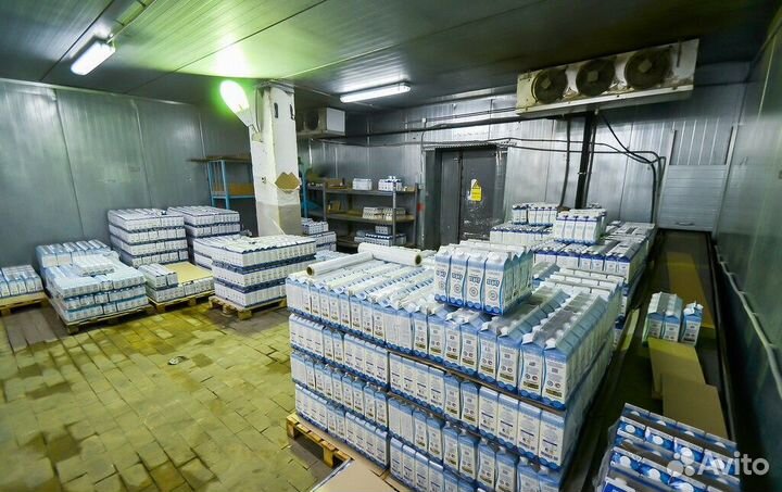 Холодильная камера профильная для молочных продуктов