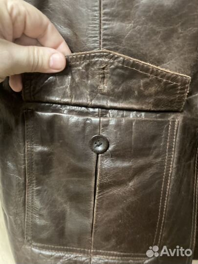 Куртка кожаная Англия 52