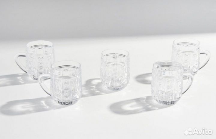 Кружки с рельефным орнаментом СССР 250 мл