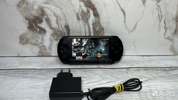 Игровая приставка sony psp e1008 32gb+30игр