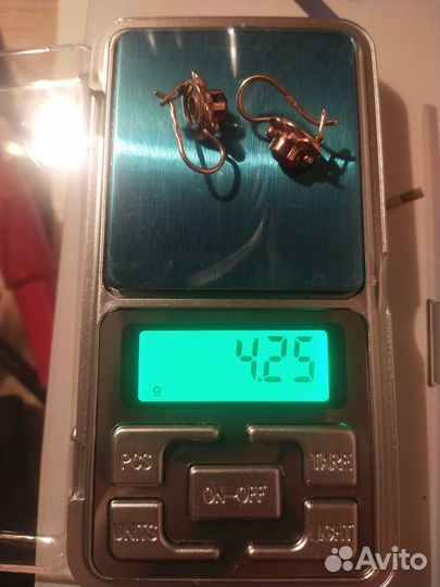 Золотые серьги 583 пробы СССР