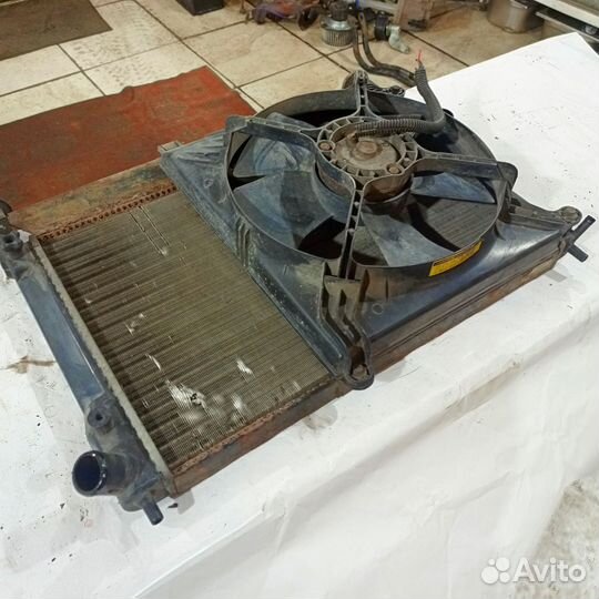 Радиатор охлаждения на chevrolet lanos 1.5