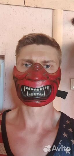 Маска mortal kombat Кенши