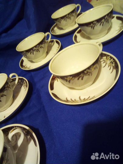 Сервиз чайный фарфор Рижский