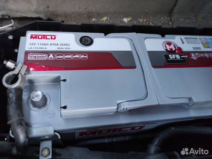 Аккумулятор 110ач на Volkswagen tuareg дизель