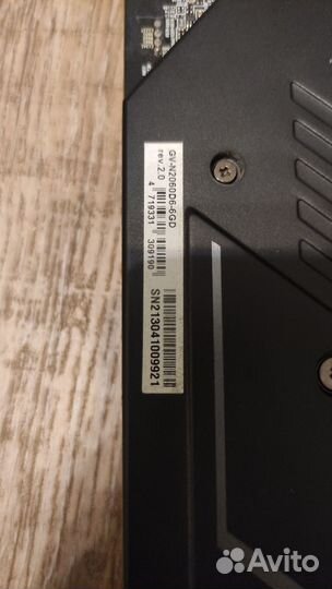 Видеокарта Gigabyte RTX 2060 6GB