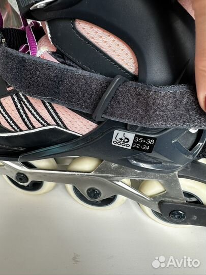 Роликовые коньки35-38. oxelo. Новые