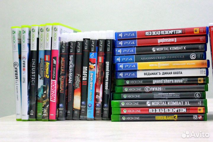 Игры для PS3, PS4, XBox360, One, Switch, 3DS