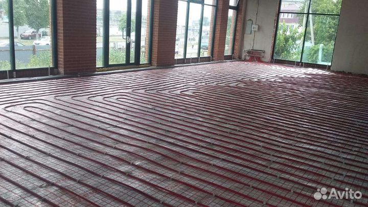 Монтаж Теплый пол Отопление Радиаторы Вода Канали