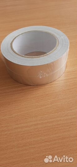 Скотч алюминиевый 5омм на 50м