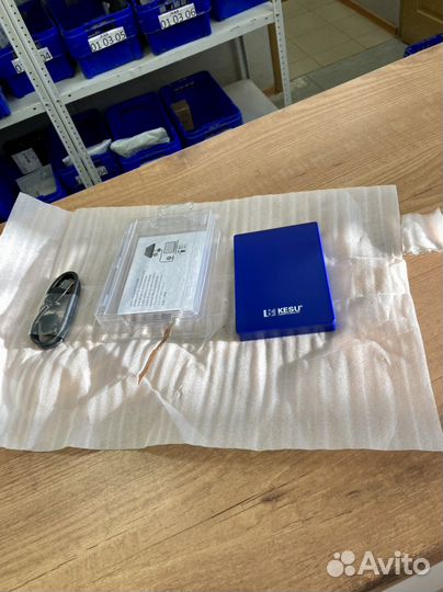 Внешний жёсткий диск 120 Гб Blue
