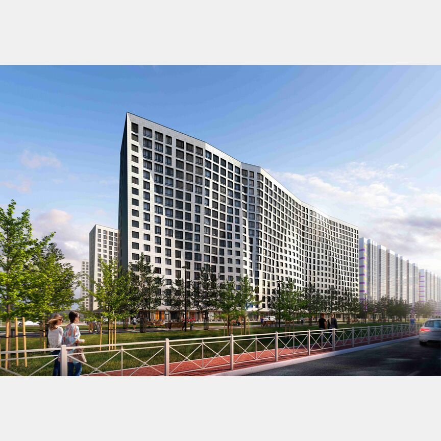 2-к. квартира, 58,3 м², 6/18 эт.