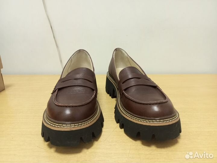 Лоферы женские 40 размер натуральная кожа