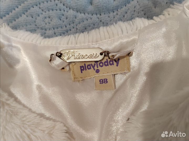 Меховая жилетка для девочки Play today