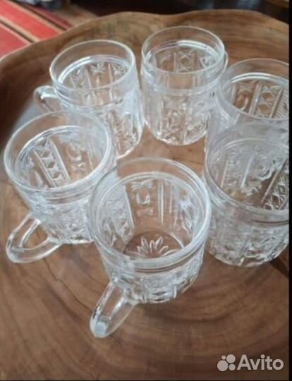 Хрустальные предметы сервировки. СССР. Винтаж