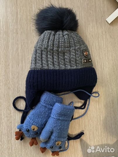 Шапка и варежки