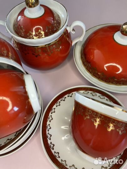 Чайный сервиз Рубин Барановка