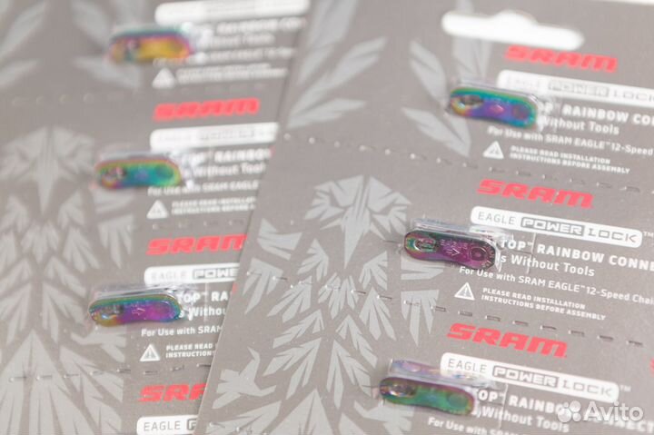 Замки для 12ск цепи sram Eagle PowerLock Rainbow