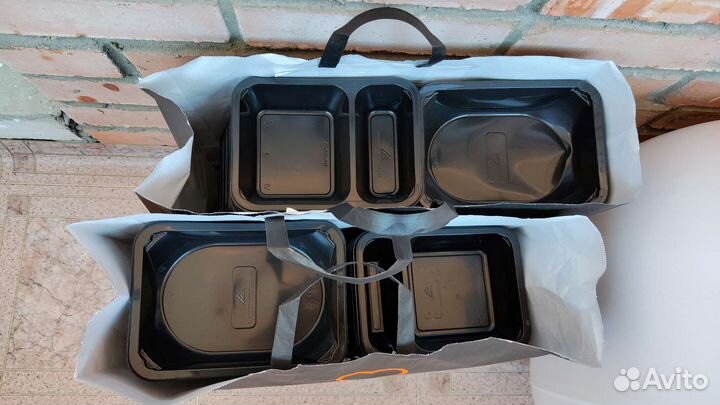 Контейнеры пластиковые 3 вида, 120 штук