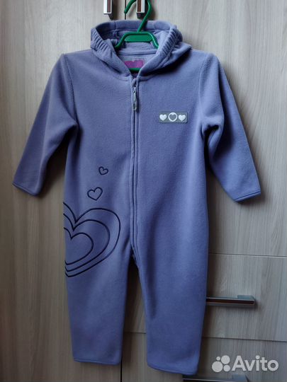 Флисовый комбинезон р.86 (Польша )