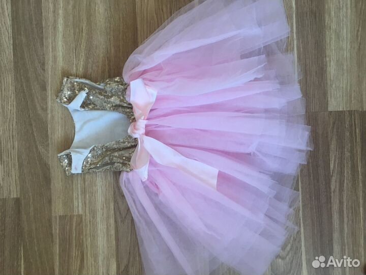Платье на девочку нарядное 80-98