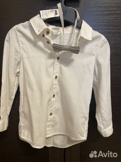 Костюм h&m праздничный с рубашкой 92