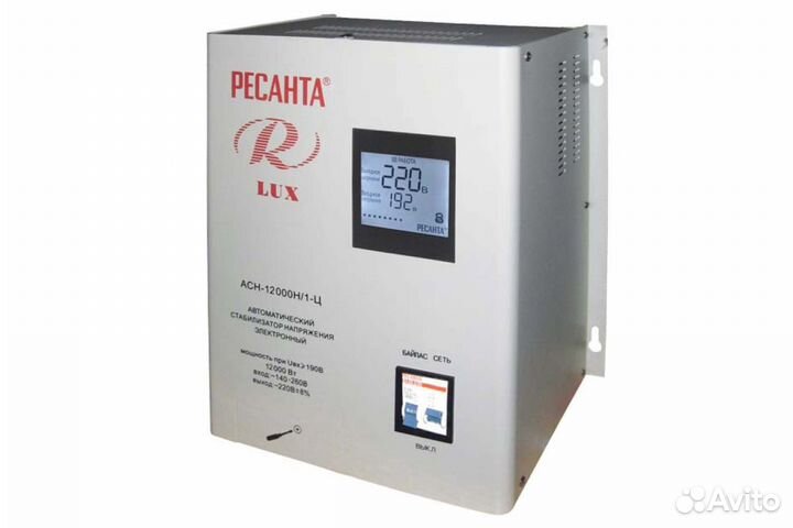 Стабилизатор ресанта асн-12000 Н/1-Ц Lux