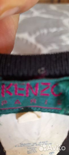 Платье ч/ш Kenzo