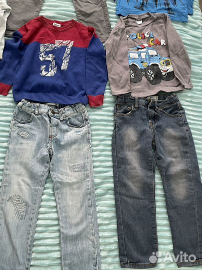 Вещи пакетом на мальчика 110-116