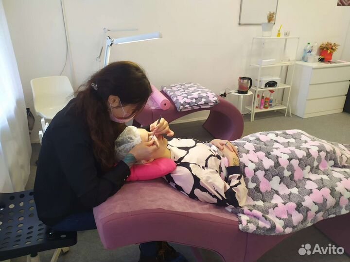 Обучение наращиванию ресниц с нуля и повышение