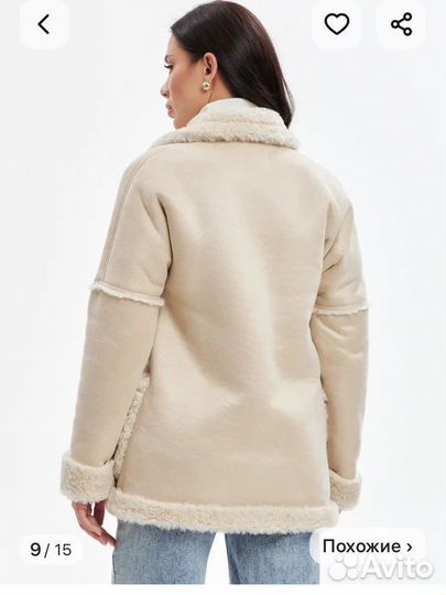 Дубленка искусственная новая 50 размер