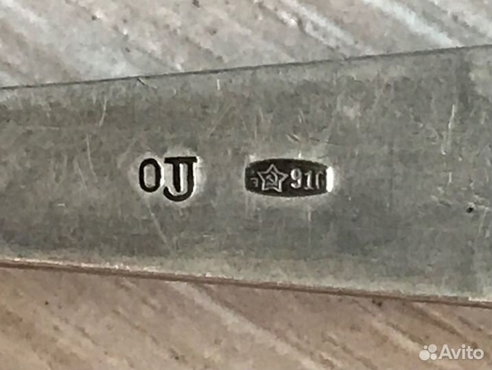 Ложка чайная серебро- 26,27 г