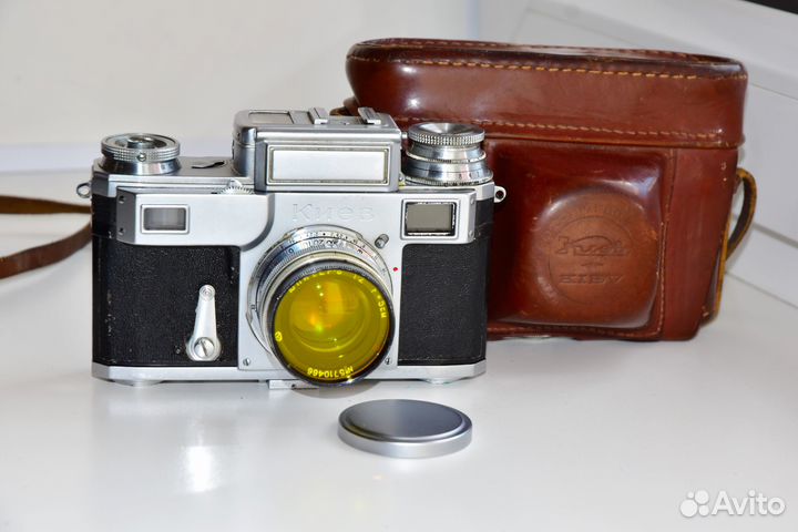 Киев-3 1955 год Советский пленочный фотоаппарат