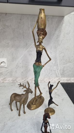 Фигурки из малийской бронзы ручная работа, Африка