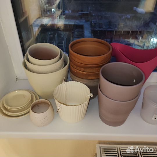 Керамические горшки