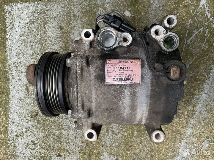 Компрессор кондиционера mitsubishi galant 8 4g64