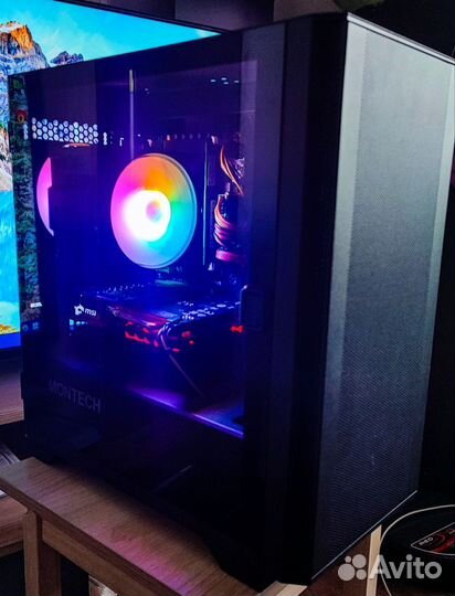 Игровой компьютер / 8 ядер 16 потоков / 1050Ti
