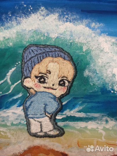 Брошь/значок Stray kids (Феликс)