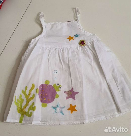 Платье летнее на девочку 71 см