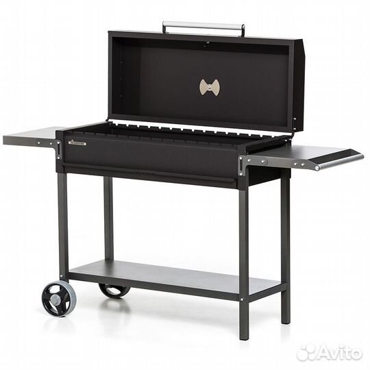 Мангал из стали 3 мм, с зольником и колесами