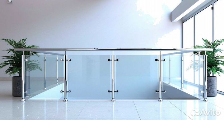 Стеклянные ограждения триплекс