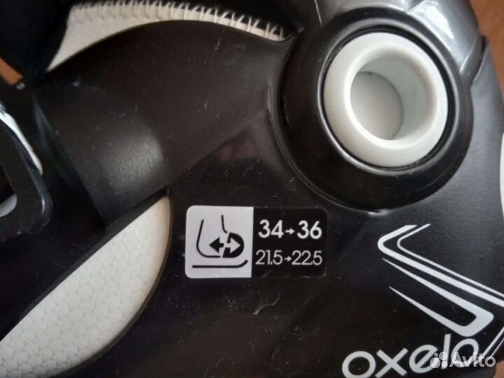 Коньки хоккейные oxelo со шлемом bauer