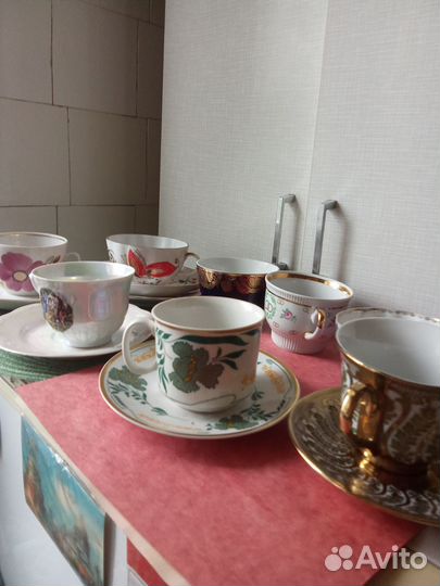 Чайные пары и чашки СССР ЧССР Польша