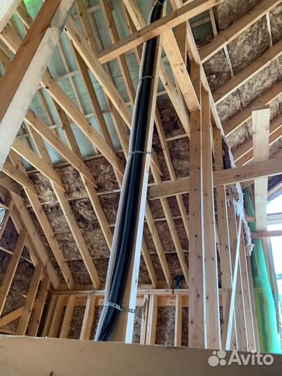 Установка кондиционеров (закладка трассы)