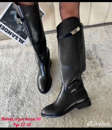 Сапоги трубы женские 38,5 - 39