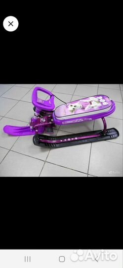 Коляска санки новые