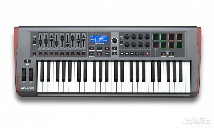 Novation Impulse 49 midi клавиатура, 49 клавиш