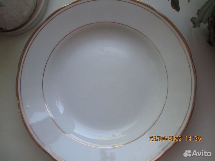 Тарелки японские новые, фарфор, 60 годы 20 века