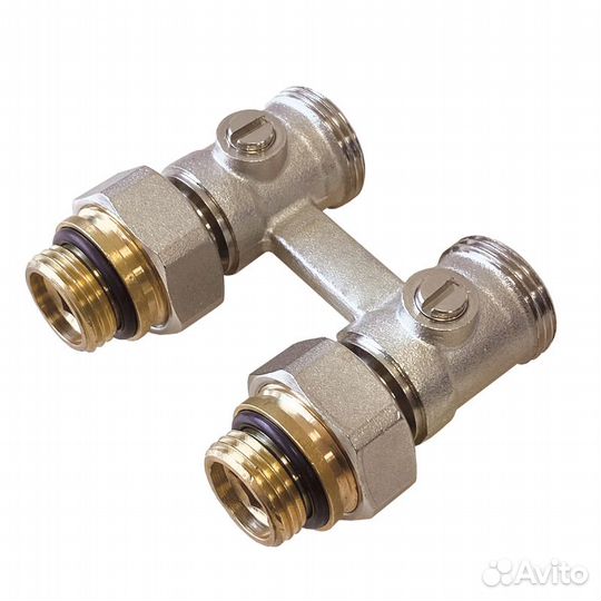 Узел нижнего подключения радиатора ivanci прямой